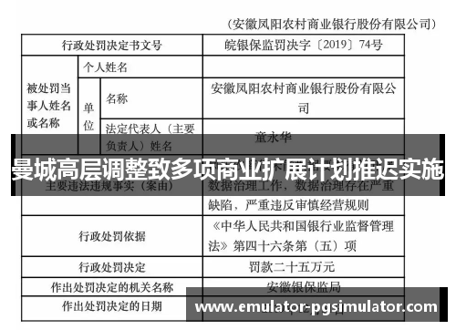 曼城高层调整致多项商业扩展计划推迟实施 曼城高层调整致多项商业扩展计划推迟实施